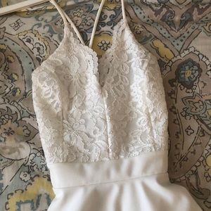 White dress, size xs brand new